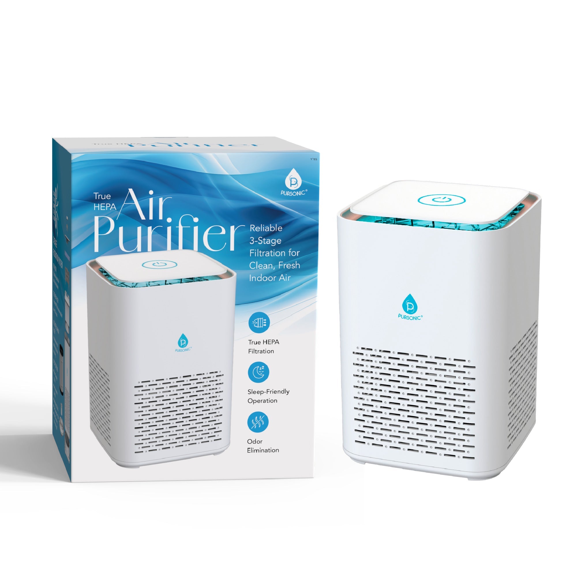 True HEPA Air Purifier Duo – 4-Stage Large Room Purifier + Compact 3-Stage Purifier Set-3