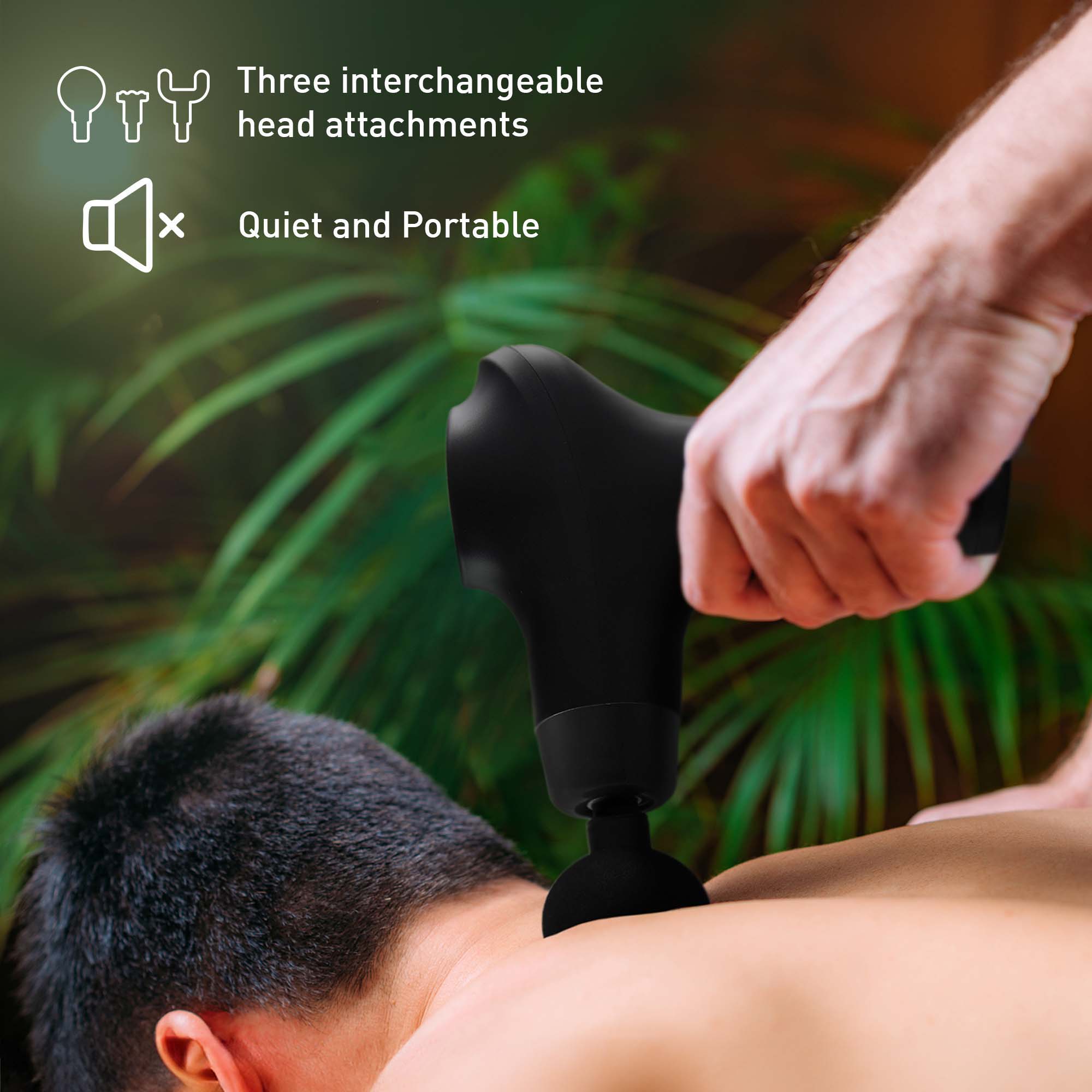 Head-to-Toe Relaxation Bundle: Massage Gun, Neck & Shoulder Stretcher, Foot Massager-2