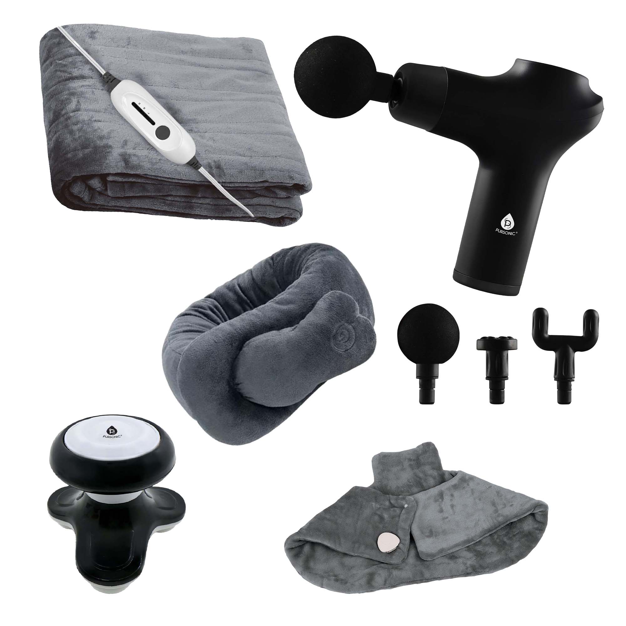 🌟 Father's and Mother's Day Ultimate Relaxation Bundle: Heated Blankets, Massagers & More! 🌟-0