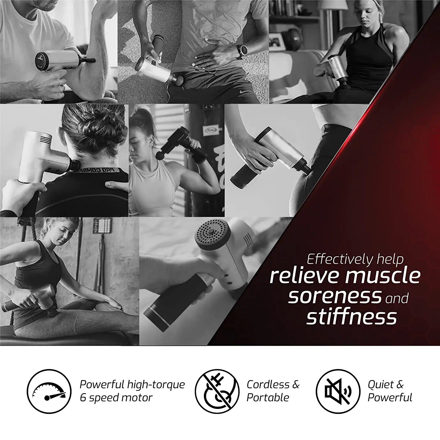 The Ultimate Muscle Recovery Duo: Hot & Cold Massager + Deep Tissue Massage Gun-2