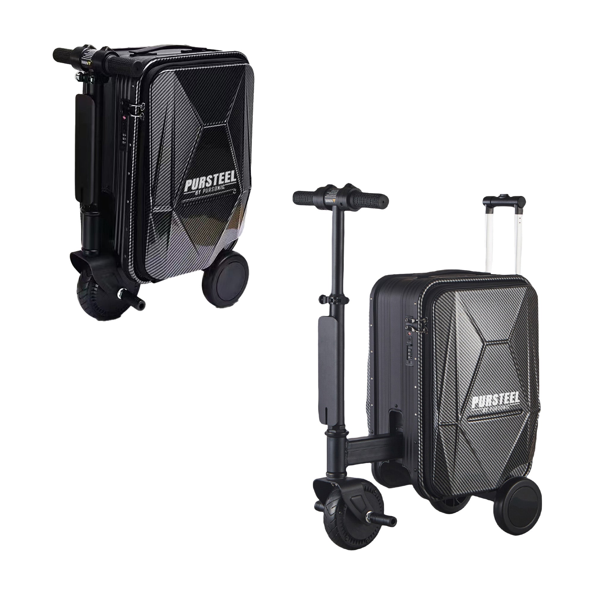 Pursteel Electric Ride-On Luggage – Smart Travel with Speed, Storage & Style-0