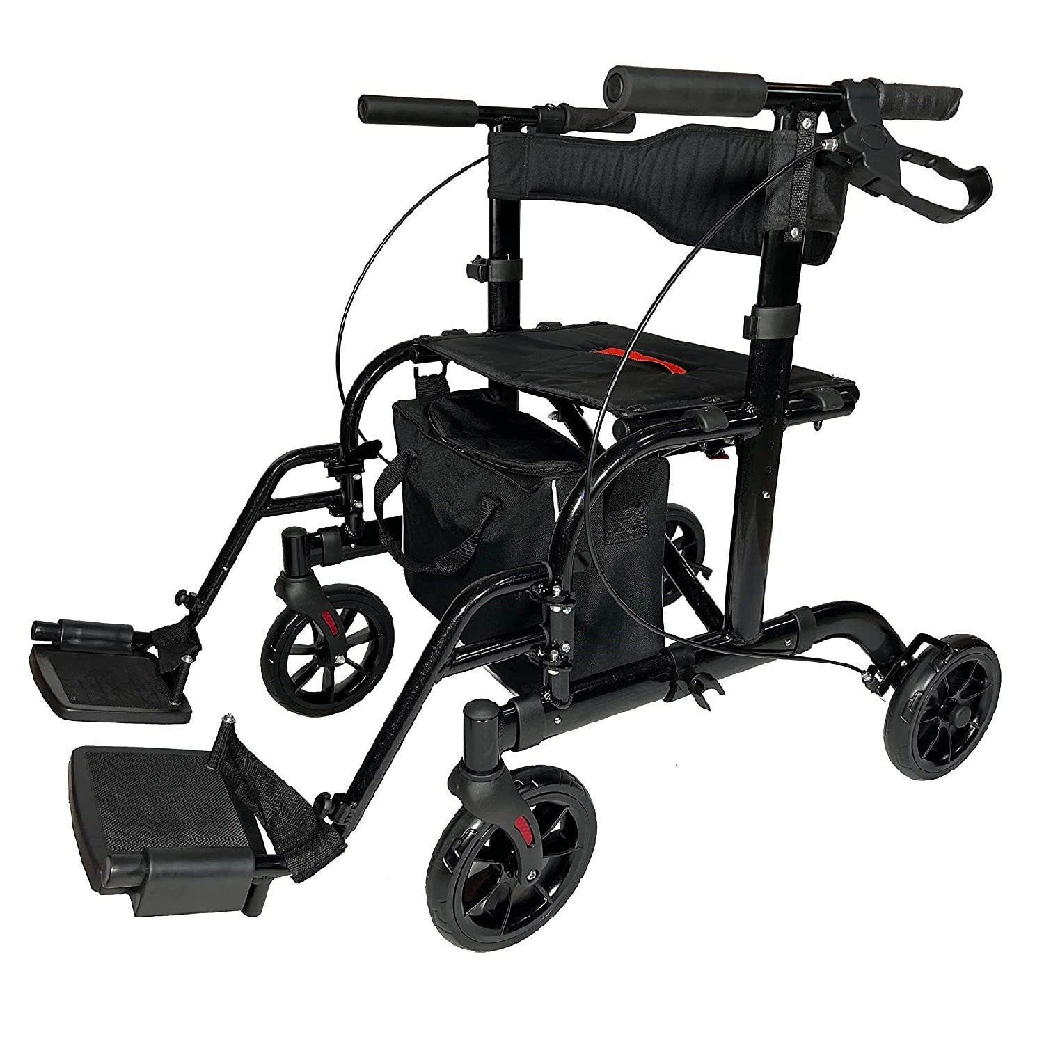 2 IN 1 Rolling Rollator Walker-1