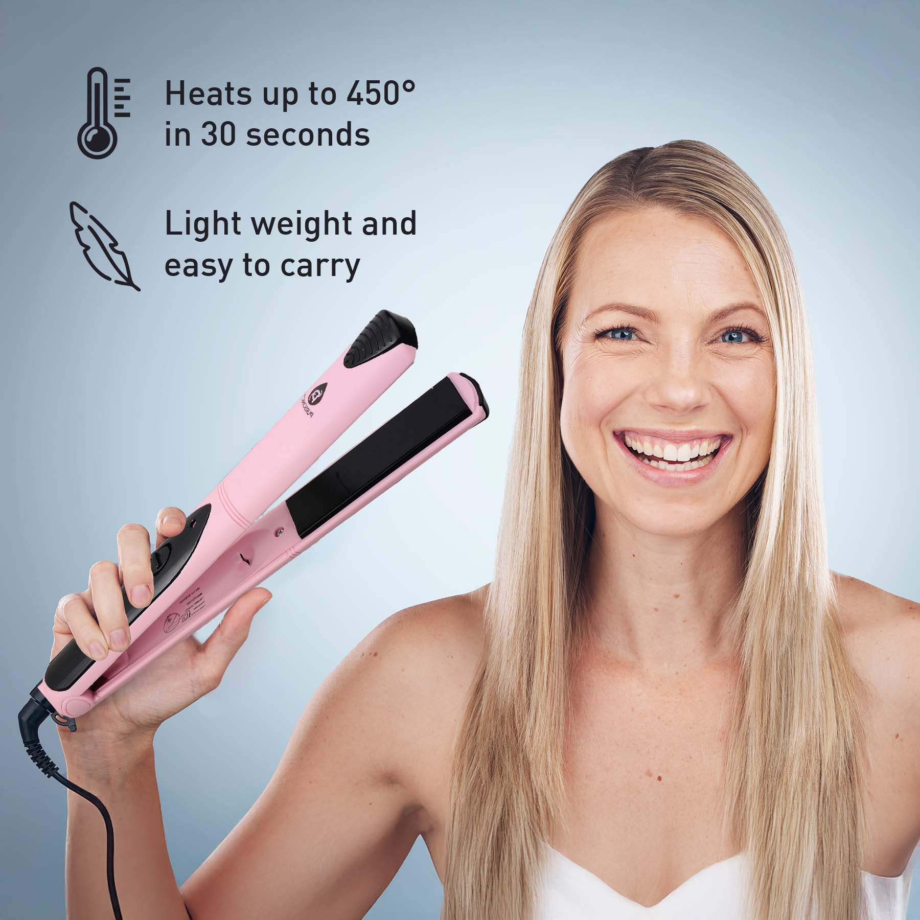 Professional Hair Styling Trio: Triple Barrel Curler, One-Step Volumizer & Flat Iron Duo Pack-1