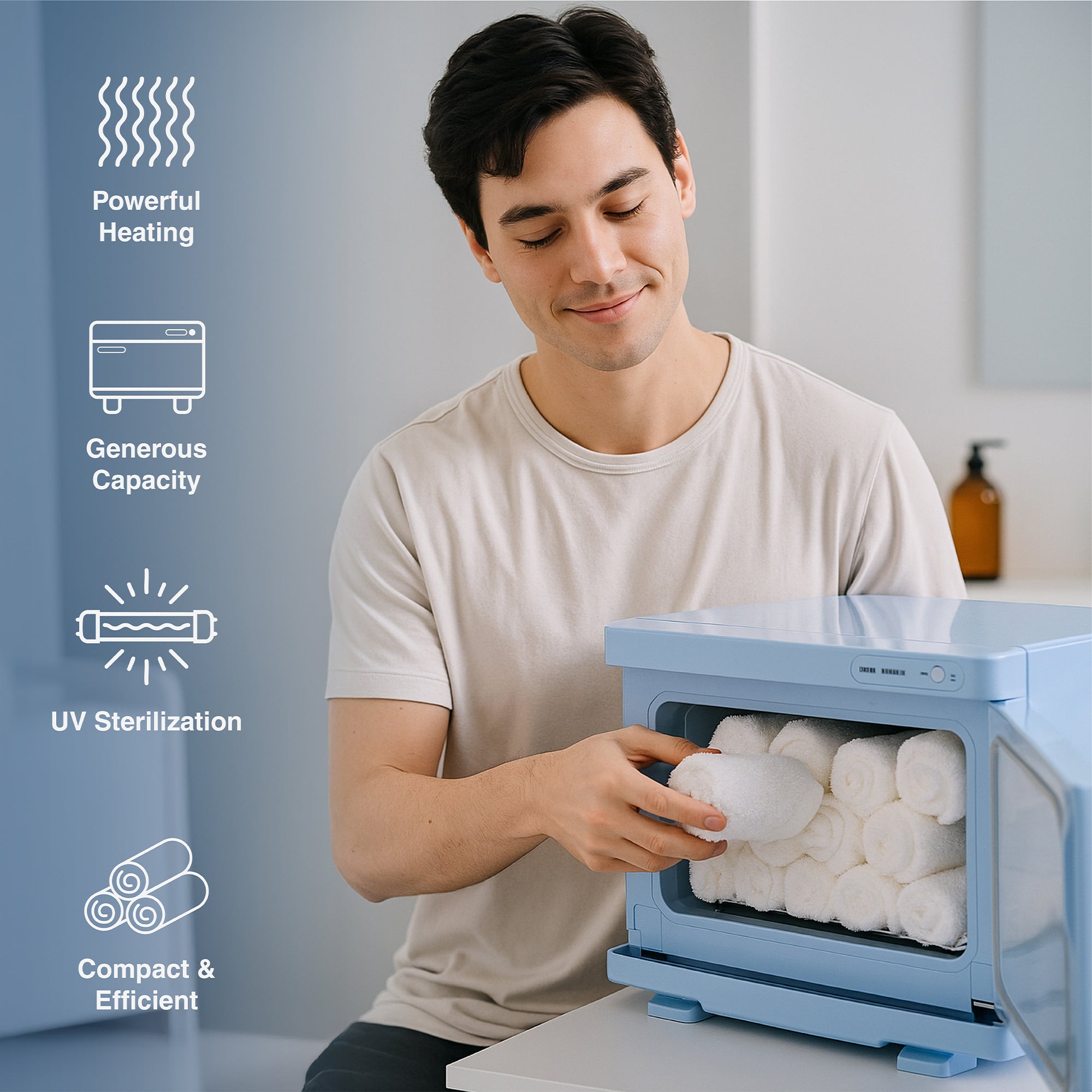 Towel Warmer with UV Sterilizer-4