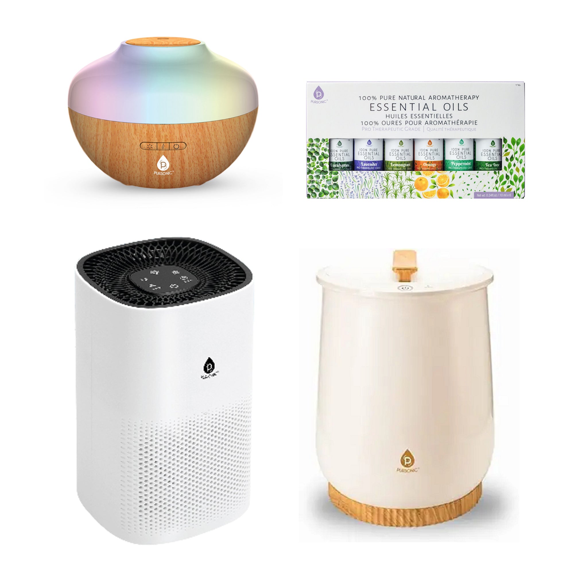 Home Wellness Collection: Towel Warmer, True HEPA Purifier, Diffuser, & Essential Oils-0