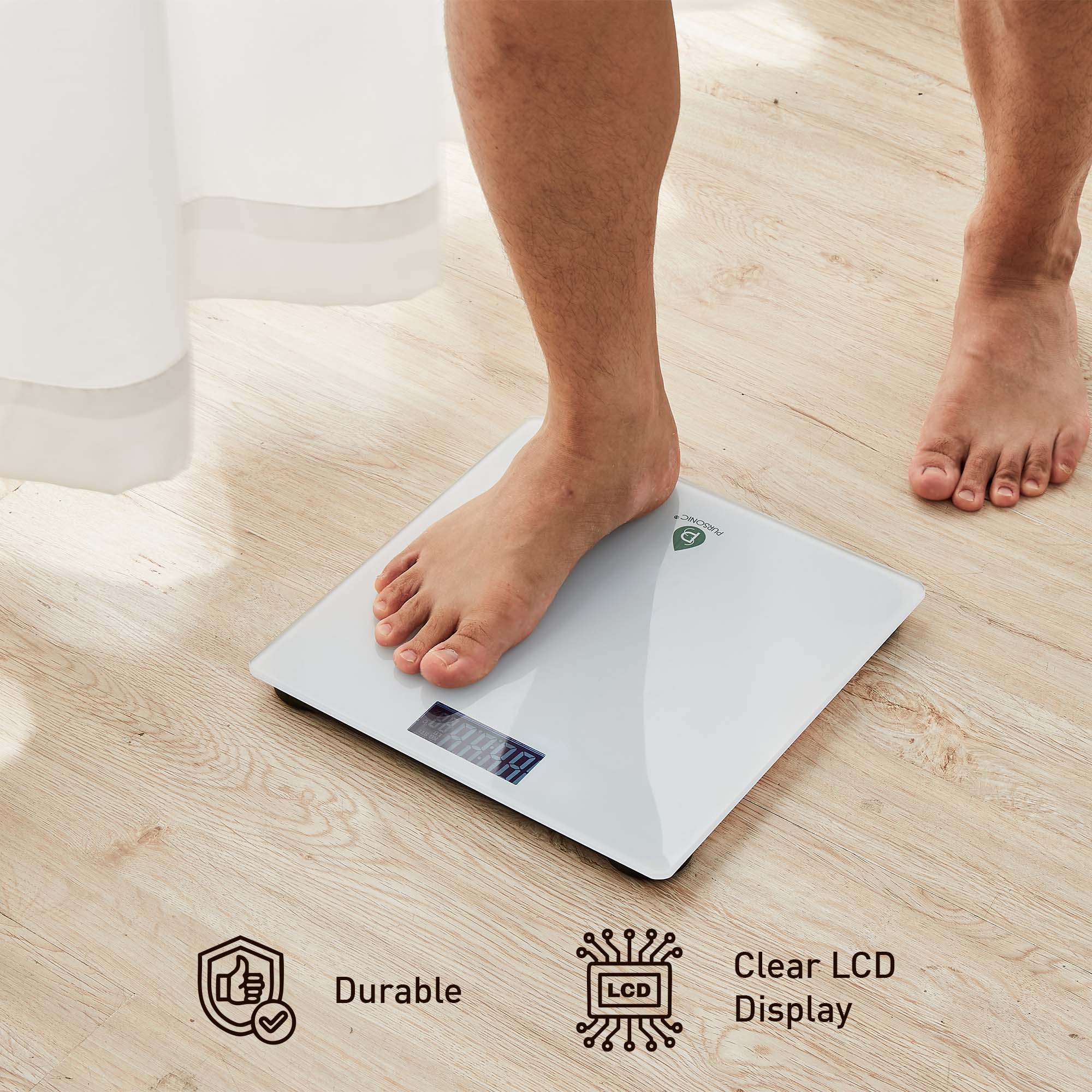 Bathroom Essential Set: Luxury Towel Warmer Bucket, Digital Scale, and Bamboo Bath Body Brush-2