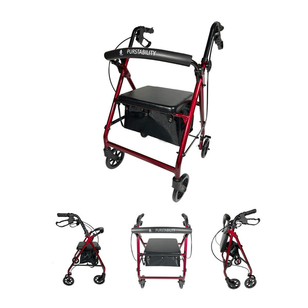 StableStride Lightweight Premium Rollator Walker